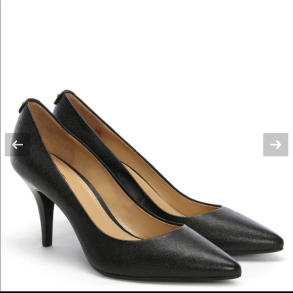 mk black pumps